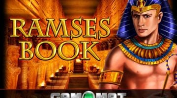 Ramses Book slot review gamomat logo
