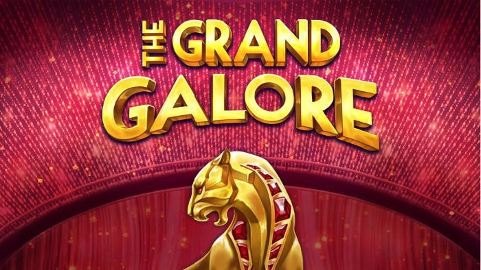 The Grand Galore slot logo