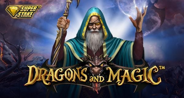 Dragons and magic slot review stakelogic logo