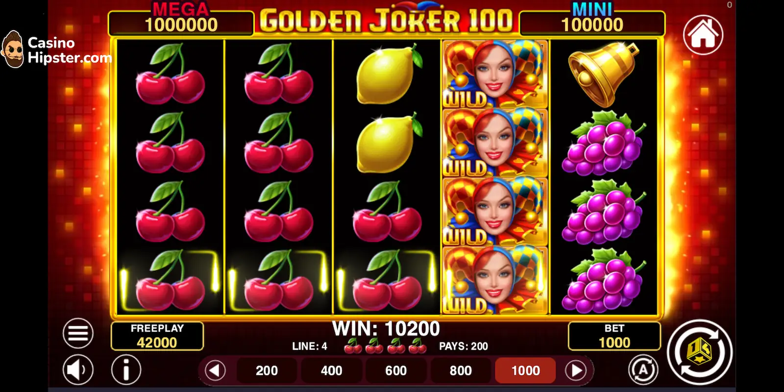 Golden Joker 100 Boni