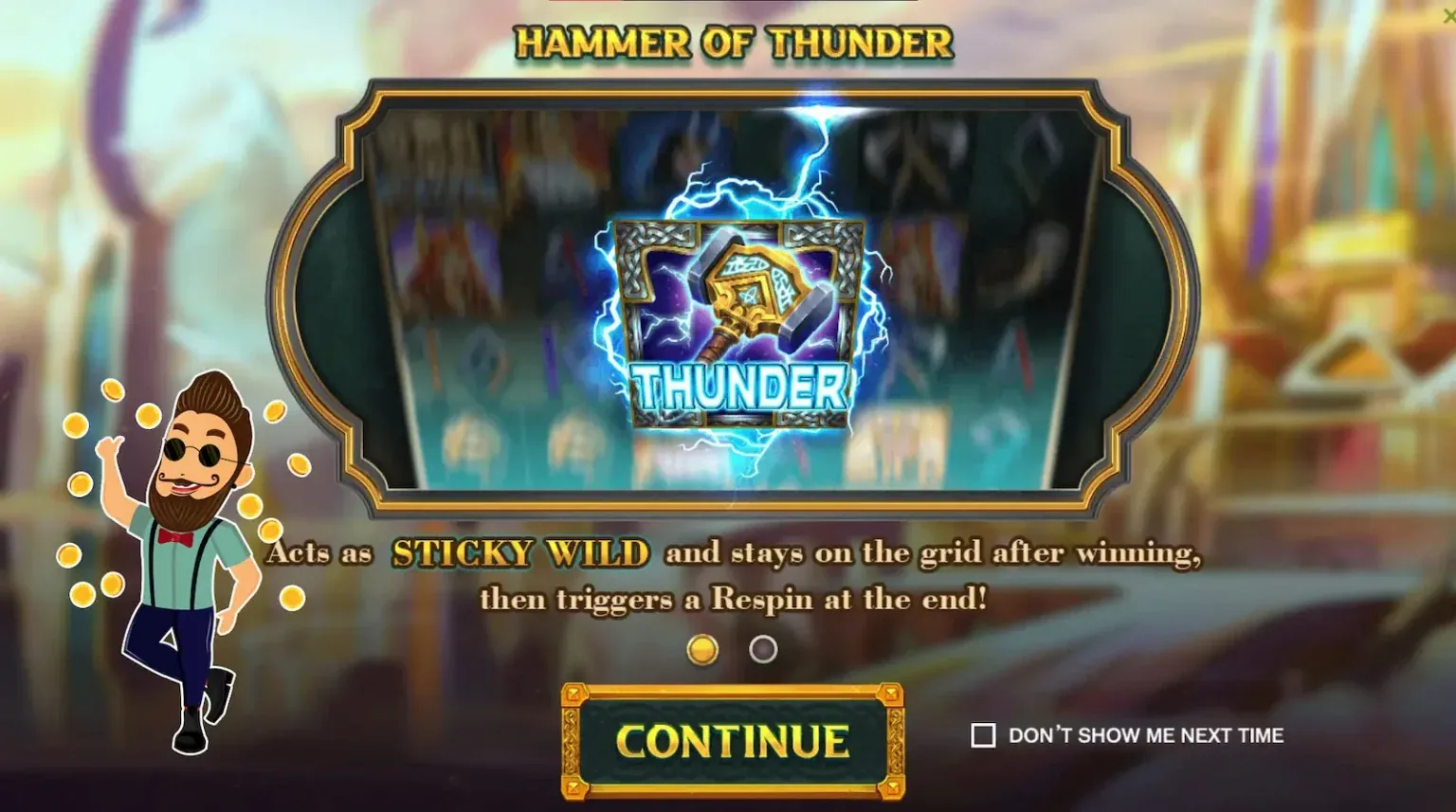 Es regnet Gewinne mit den Hammer of Thunder Boni