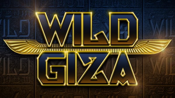 wild giza slot logo
