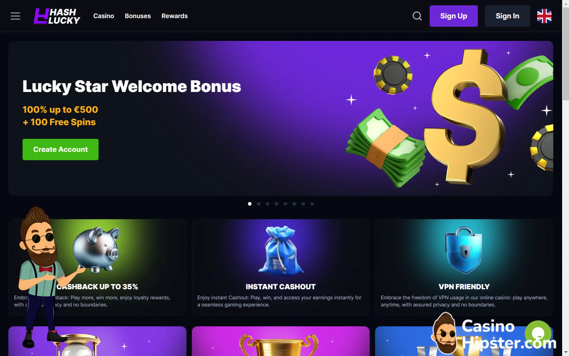 Hashlucky Casino Testbericht 