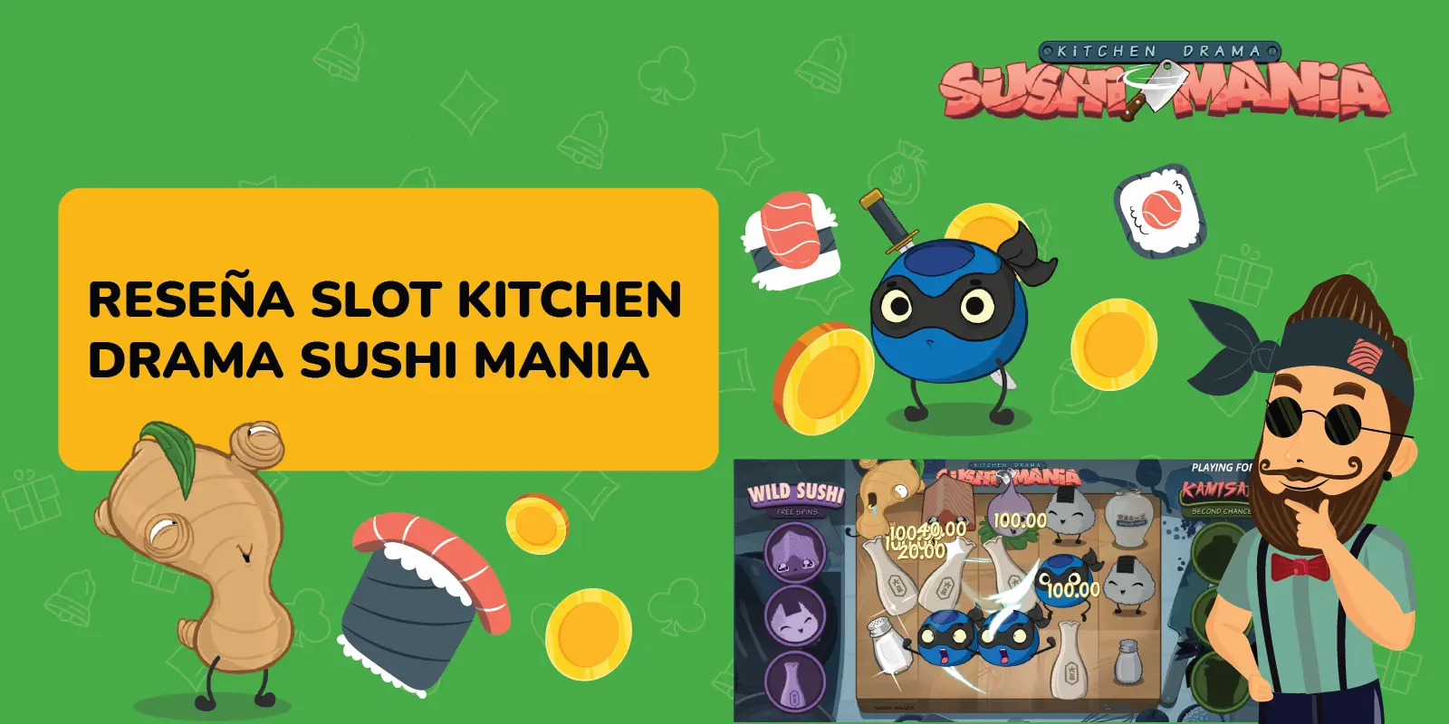 Kitchen Drama: Sushi Mania Slot Revisión