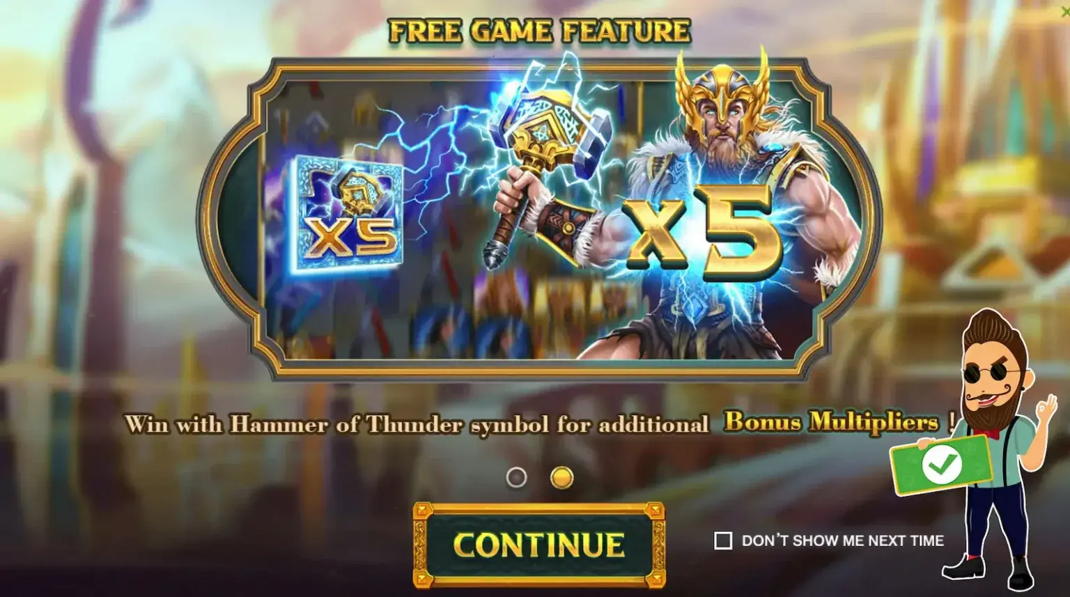 Característica de juegos gratis de Hammer of Thunder