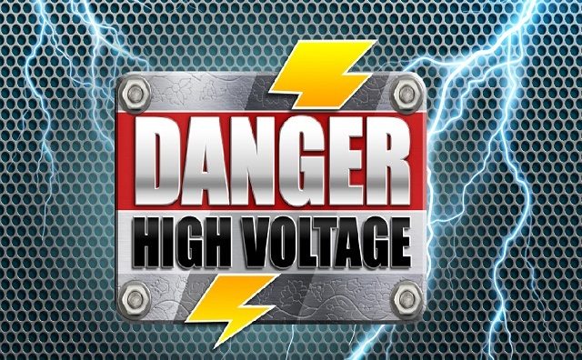 Danger high voltage electric 6