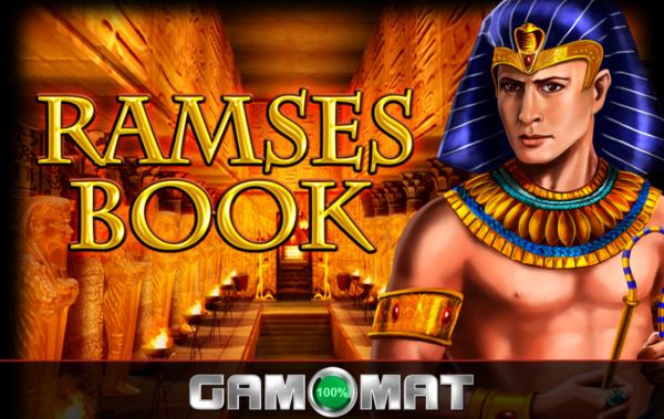 Ramses Book slot review gamomat logo