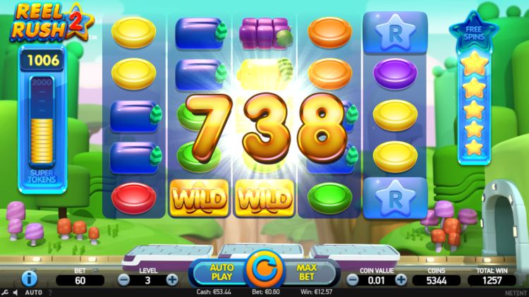 Reel Rush 2 slot review win free spins trigger