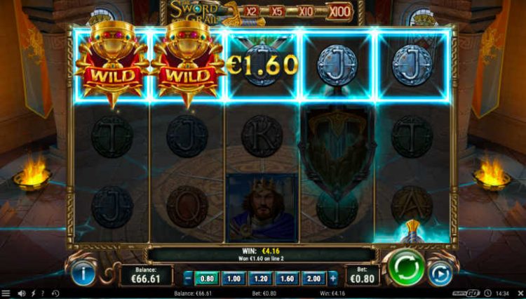 The sword and the grail slot review