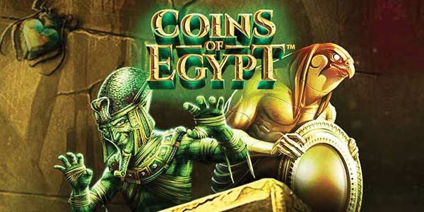 Coins of Egypt Netent slot logo