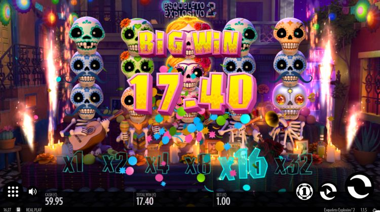 Esqueleto explosivo 2 slot demo Esqueleto explosivo 2 slot demo