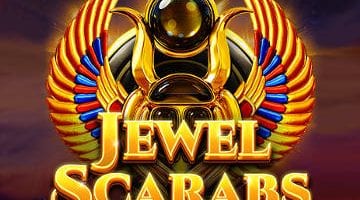 Jewel Scarabs slot red tiger logo