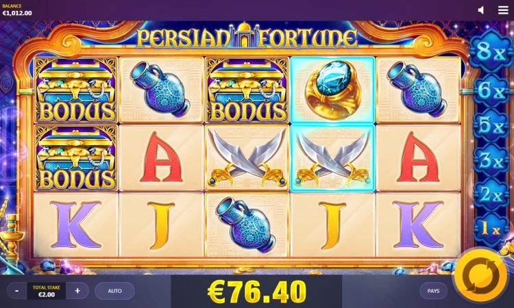 Persian Fortune bonus trigger