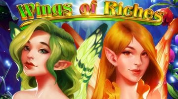 Wings of riches slot netent logo