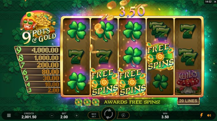 Pots of gold slot machine