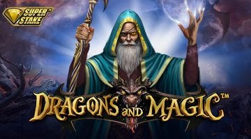 Dragons and magic slot review stakelogic logo