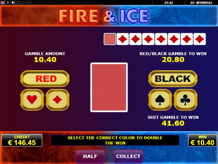 Fire and Ice slot amatic gamble