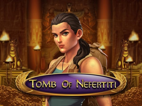 Tomb of Nefertiti slot nolimit city review logo 2