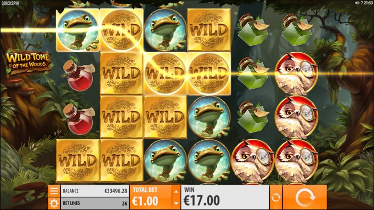 Wild Tome of the woods slot review wild win