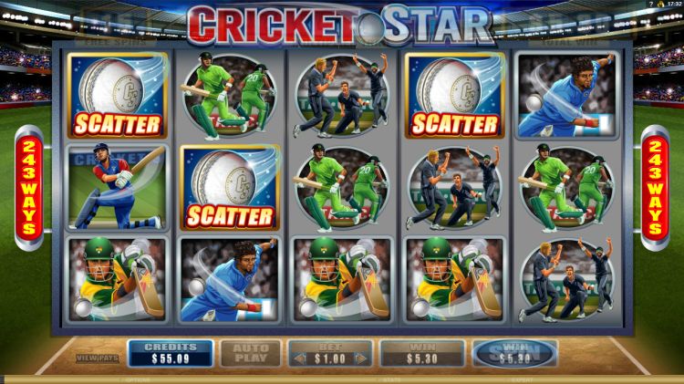 Cricket Star Slot Game