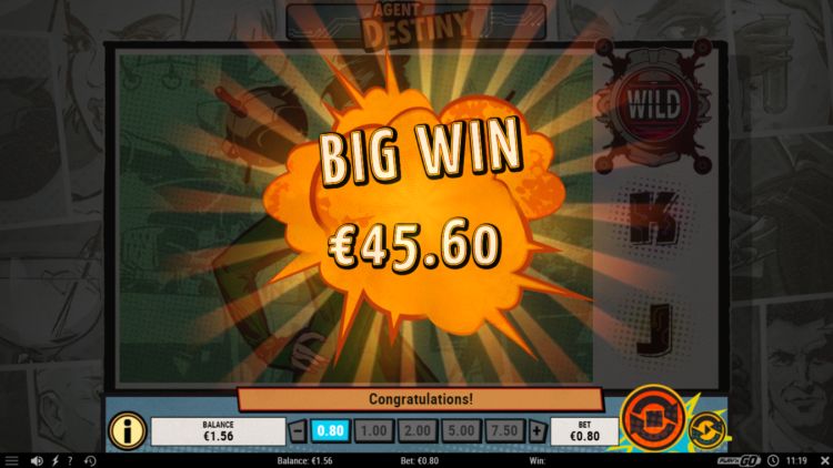 Agent destiny slot review big win