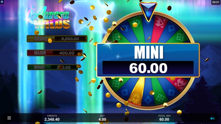 Aurora Wilds slot review Microgaming wheel bonus
