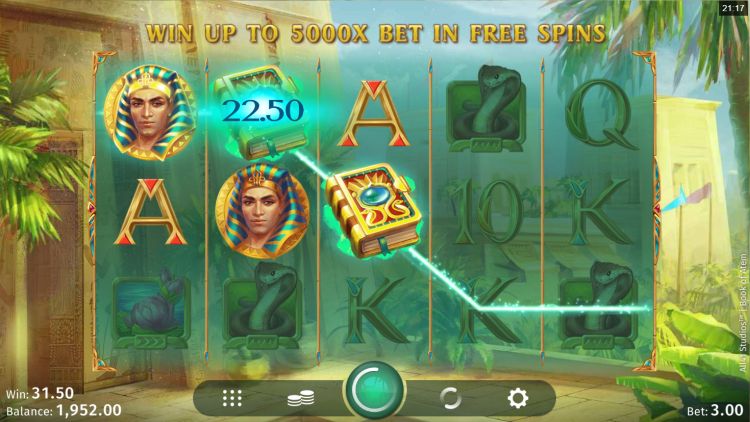 Book of Atem slot review win