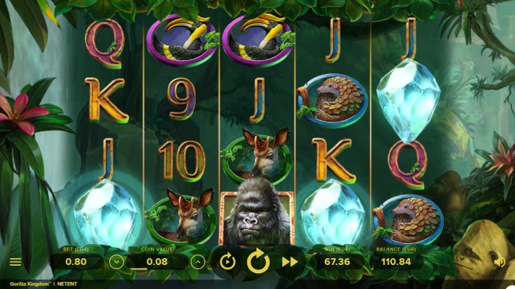 Gorilla-Kingdom-slot netent bonus trigger
