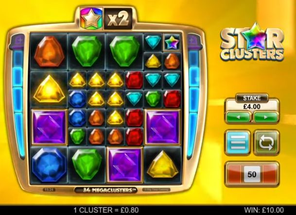 star clusters slot review big time gaming