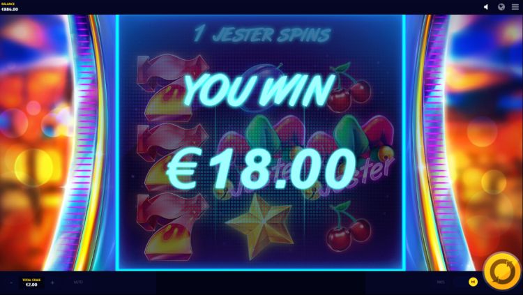 Jester Spins Red Tiger bonus win