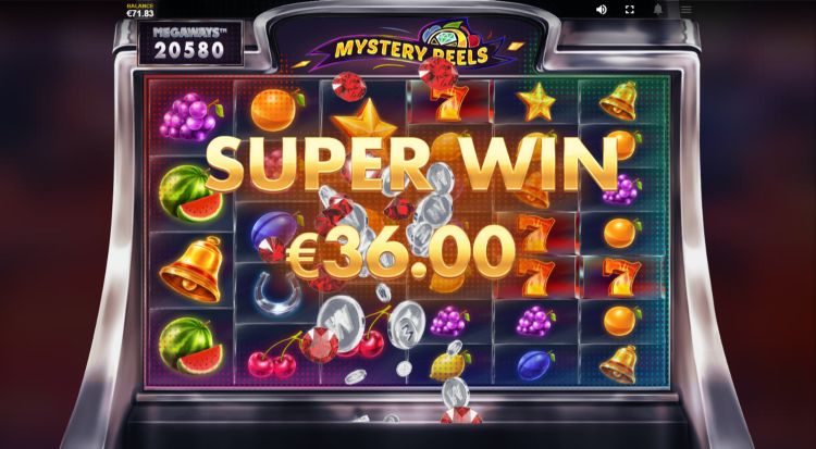 Mystery Reels megaways slot review big win