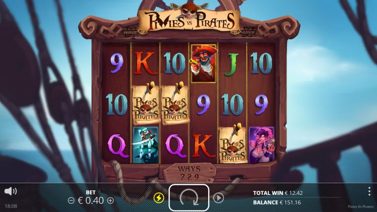 Pixies vs Pirates slot review bonus trigger