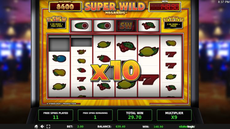 Super Wild Megaways slot review stakelogic free spins