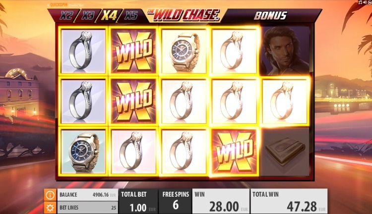 The Wild chase bonus