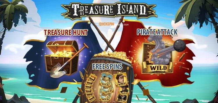 Treasure Island slot quickspin