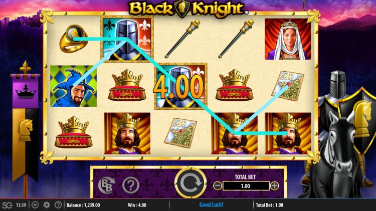 black-knight-slot review wms win