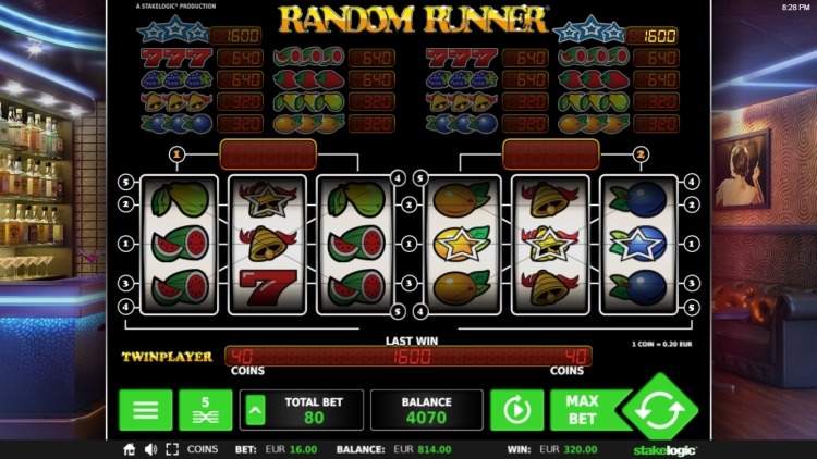 random runner slot review big win 2