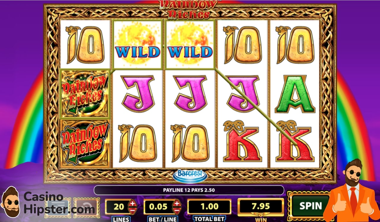 Rainbow Riches in game screen shot 