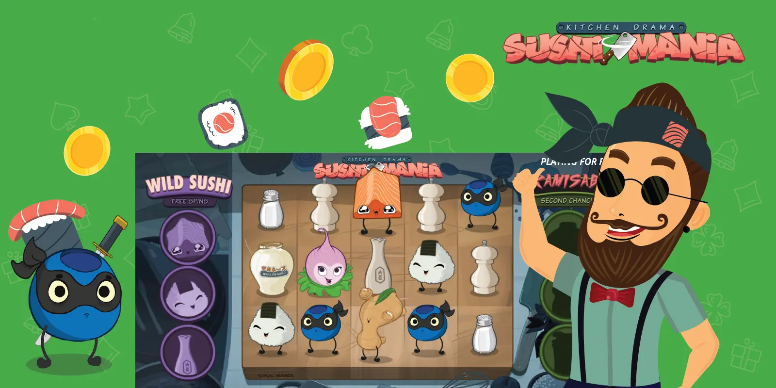 Sushi Mania Slot Features
