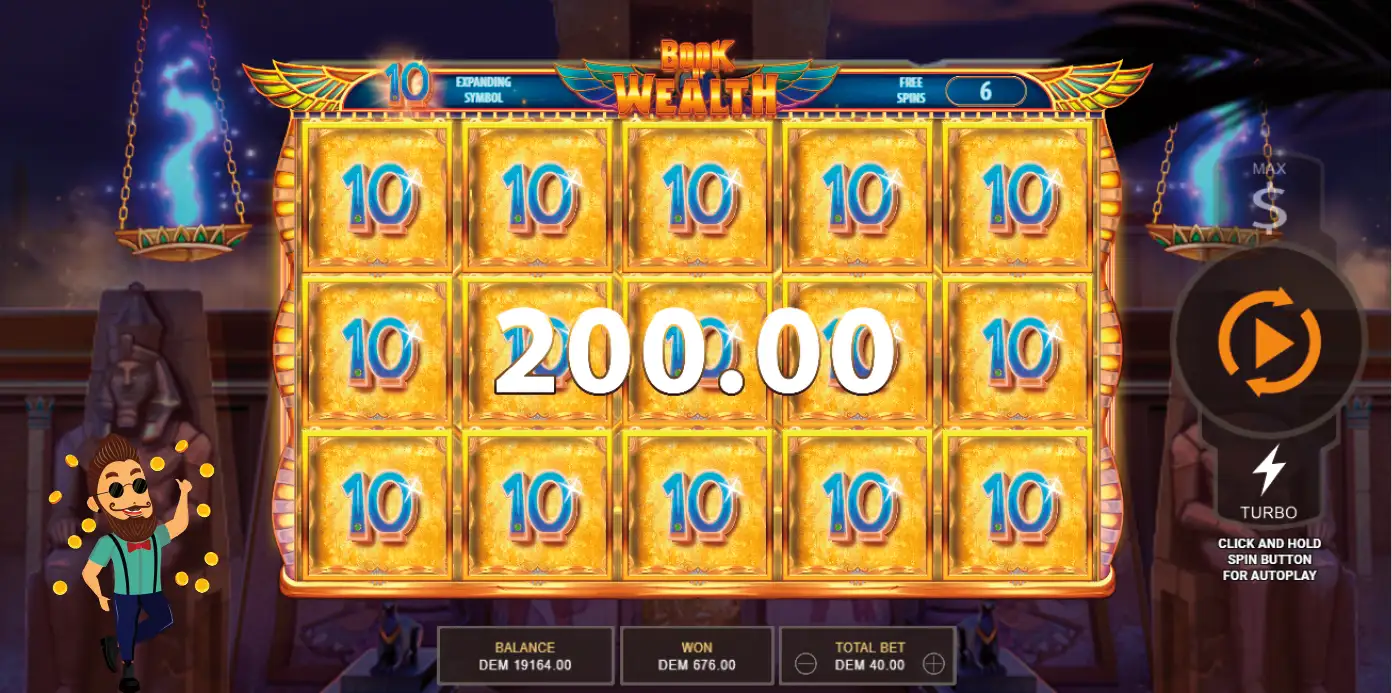 book of wealth slot gameplay
