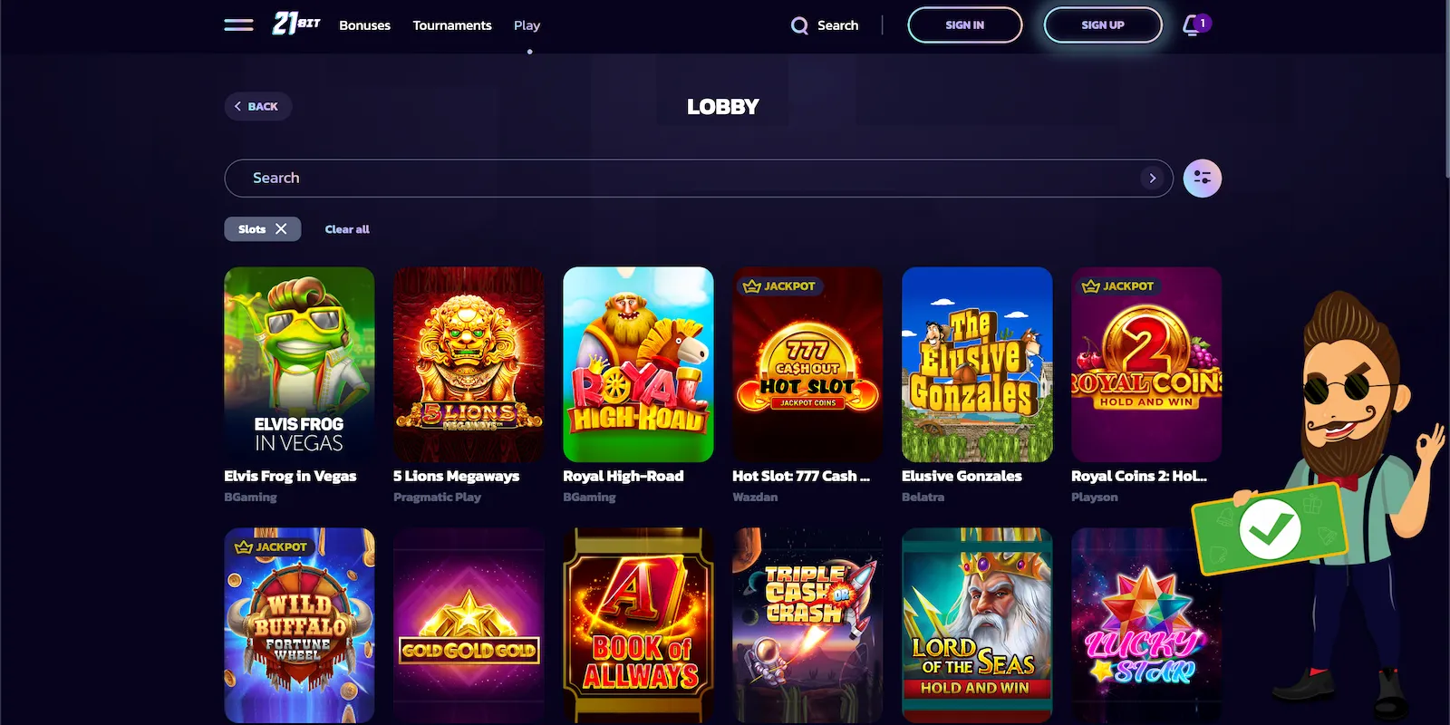 21Bit Casino Spielautomaten