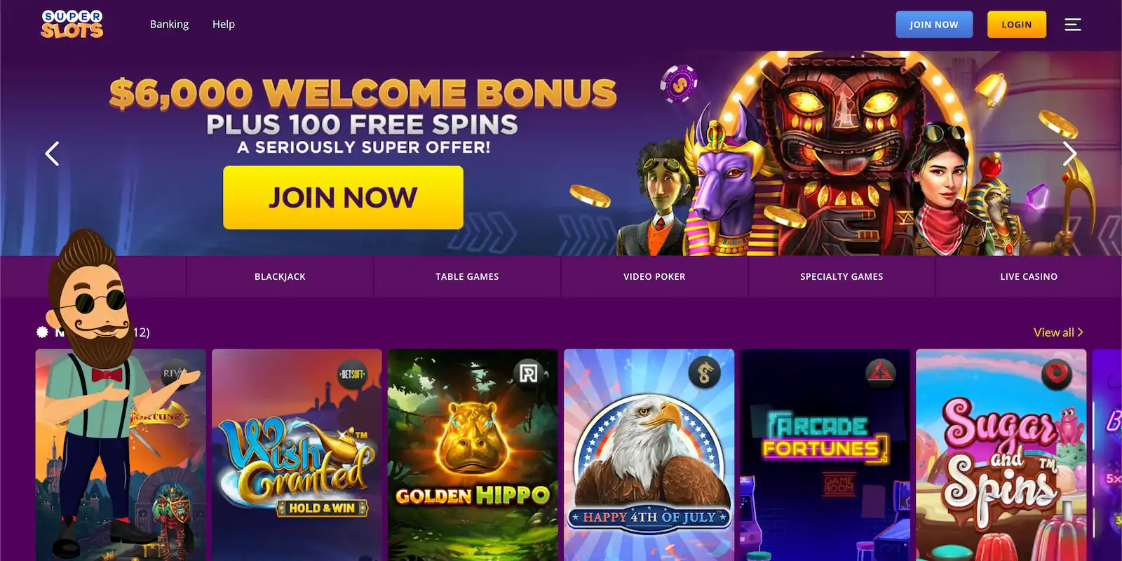 Super Slots Casino Review