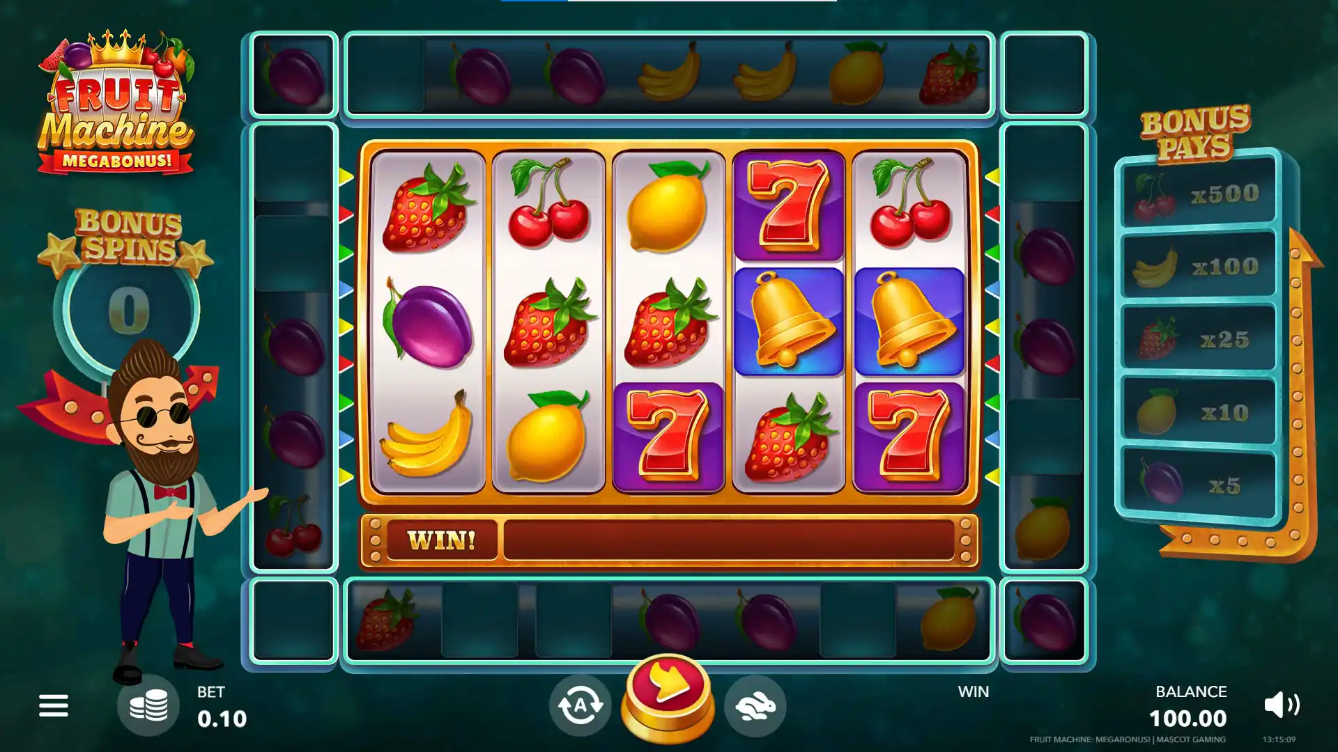 Fruit Machine: Megabonus Slot Review 