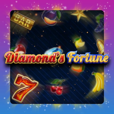 diamond's fortune slot logo