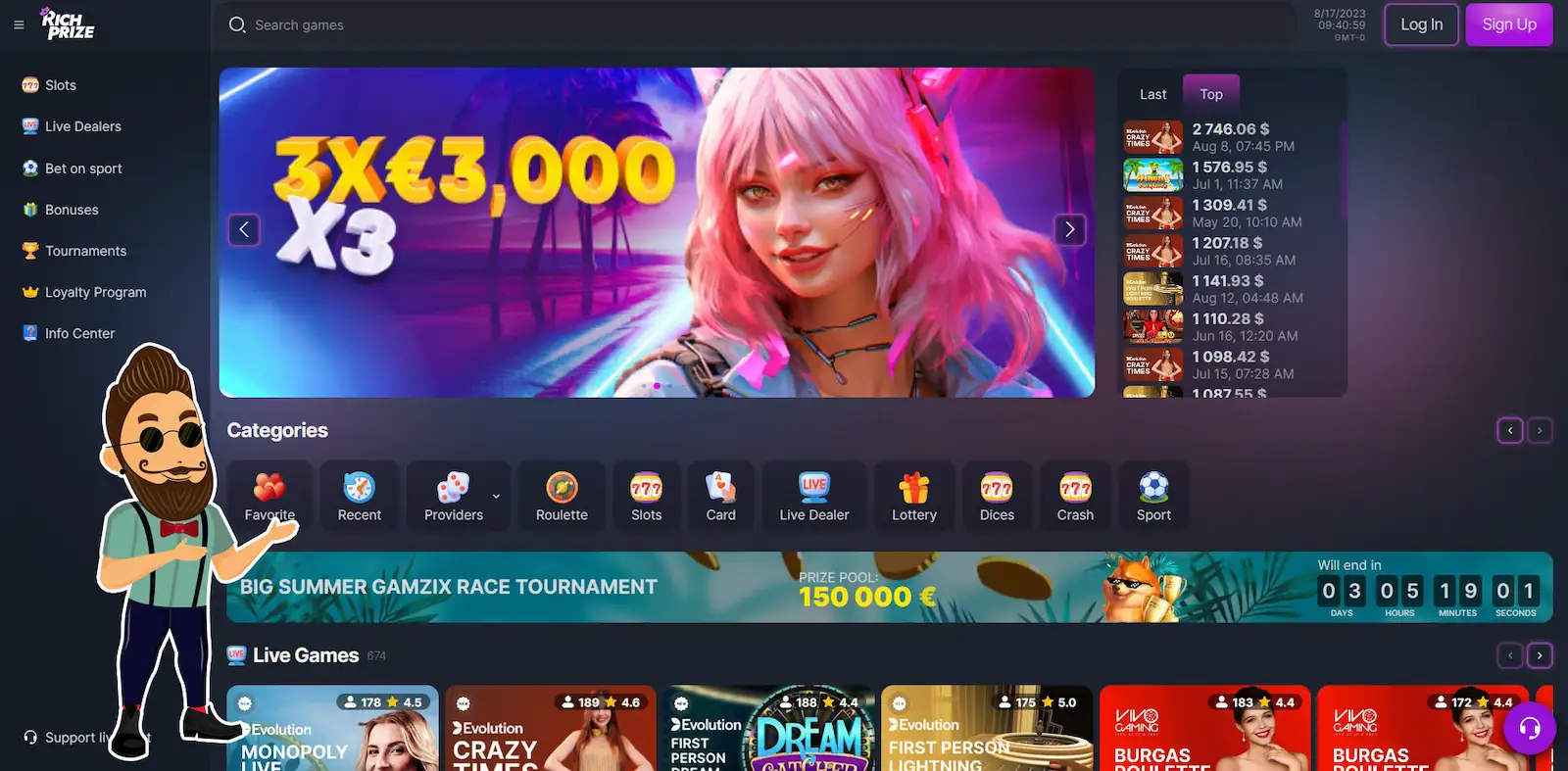 A Review Of Rich Prize Casino