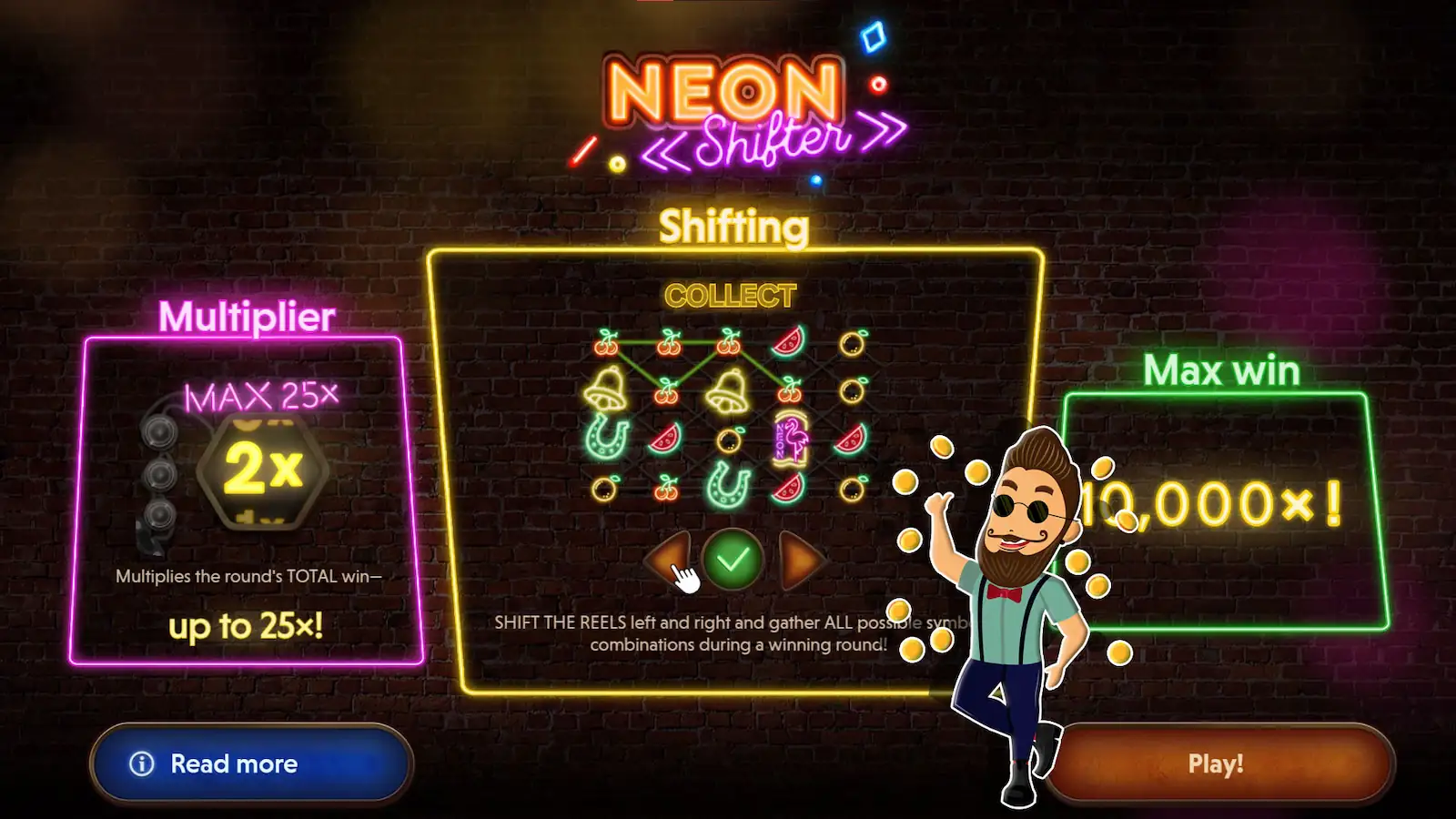 Neon Shifter Slot Bonuses