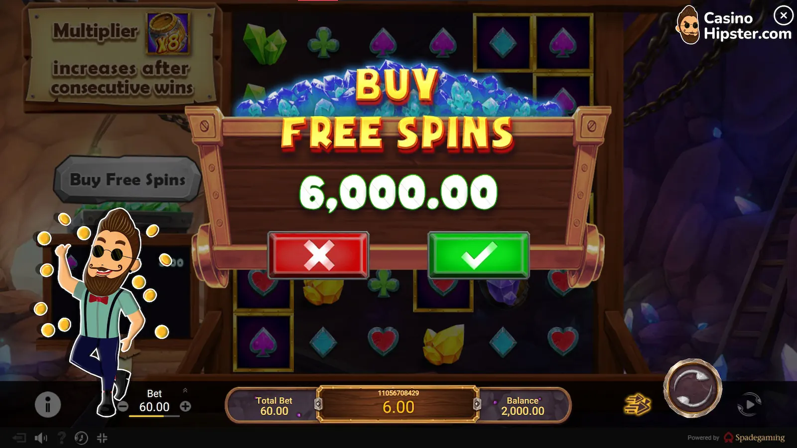 Gemstone Rush Slot Bonuses