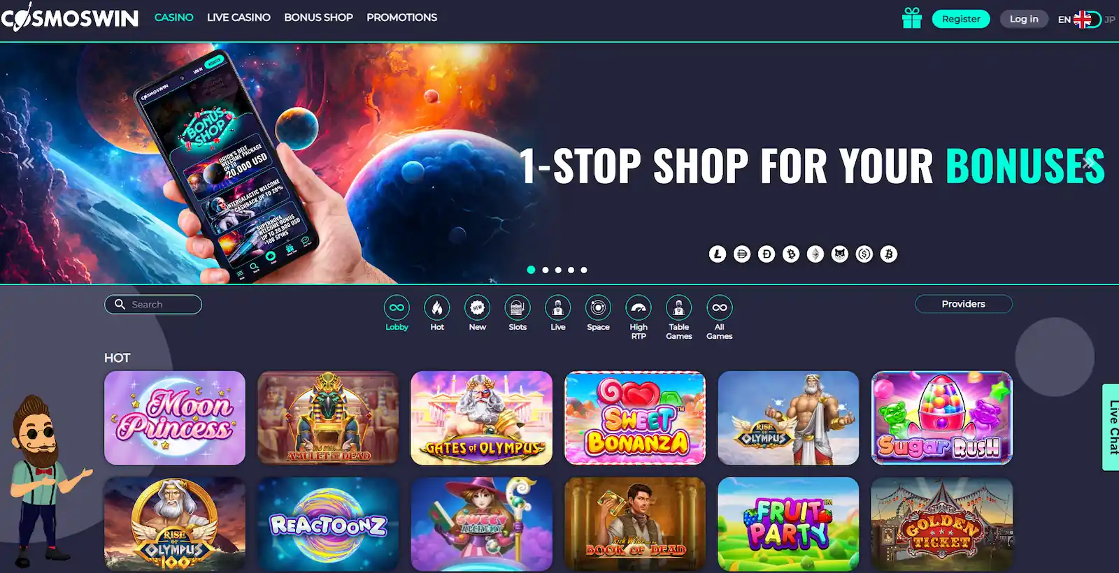 Cosmoswin Casino Review