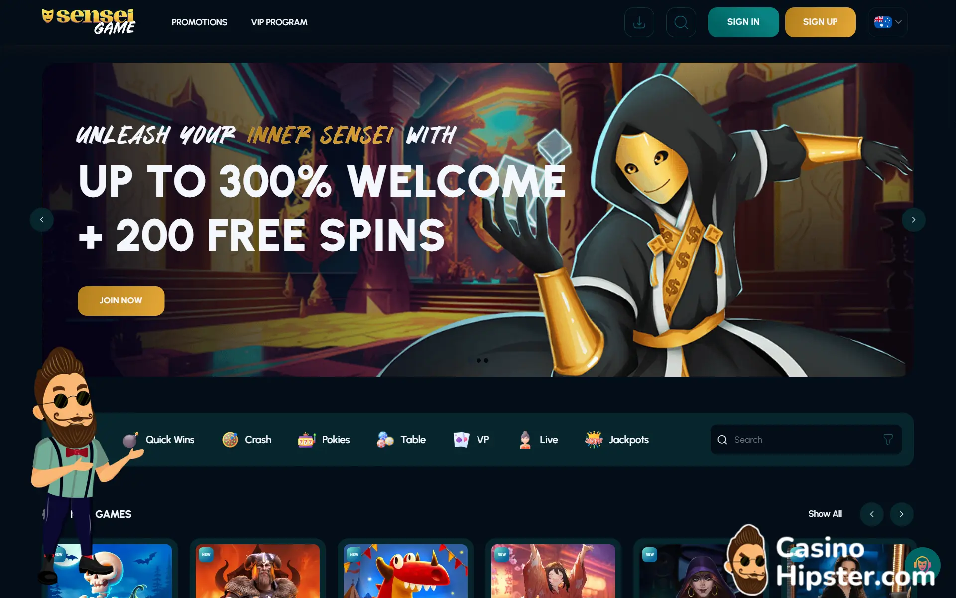 Sensei Game Casino Review