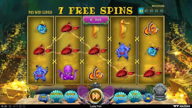Lucky Fish slot review Wazdan free spins